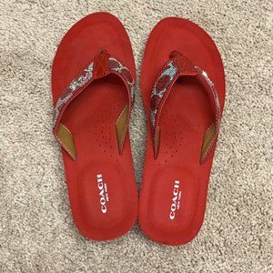 Red Coach Jolene Wedge